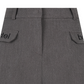Castelbajac Women's Embroidered Logo Point Pintuck Shorts - Grey