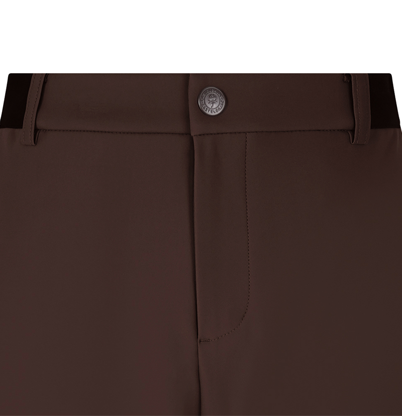 Castelbajac Men's Side Band Standard Fit Pants - Brown