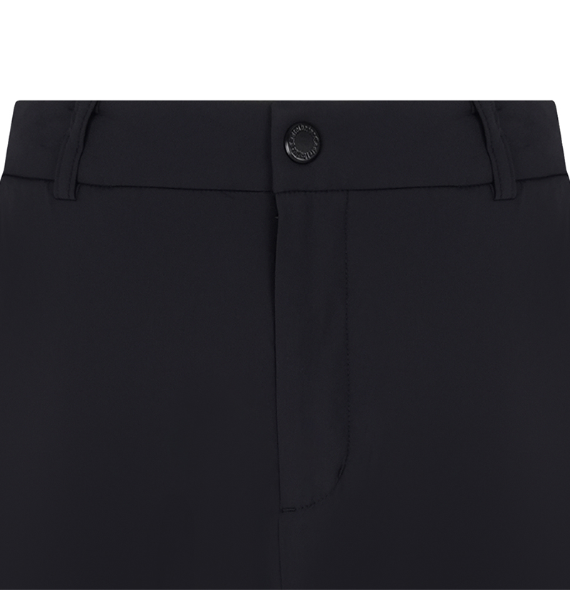 Castelbajac Men's Black Line Color Block Band Stretch Padded Jogger Pants - Black