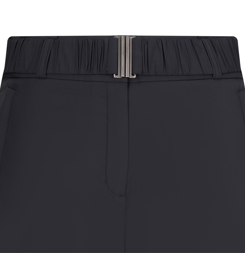 Castelbajac Women's Logo Band Padded Bootcut Pants - Black