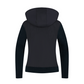 Castelbajac Women's Artwork Embroidered Hybrid Padded Zip-Up Hoodie - Navy