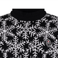 Castelbajac Men's Snowflake Pattern Jacquard Sweater - Black