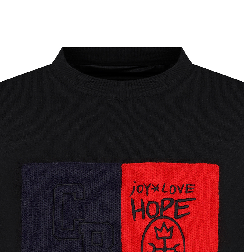 Castelbajac Men's Colorblock Sweater - Black