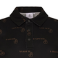Castelbajac Men's Pattern Print Collared T-Shirt - Black