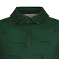 Castelbajac Men's Pattern Print Collared T-Shirt - Green