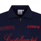 Castelbajac Men's Printed Half-zip Fleece T-shirt - Navy