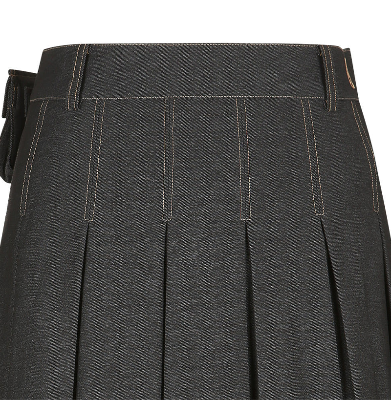 Castelbajac Women's Ball Pouch Pleated Culotte Skirt - Black