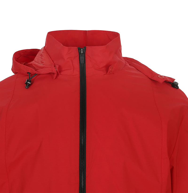 Castelbajac Men's Detachable Hooded Windbreaker Jumper - Red
