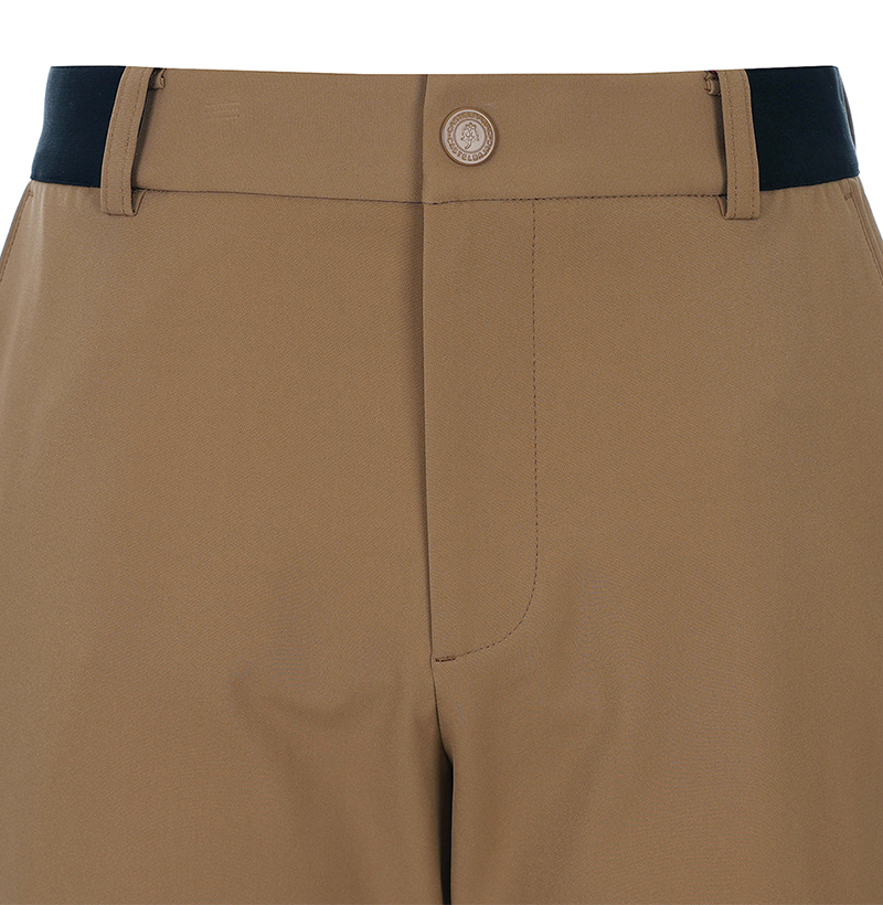 Castelbajac Men's Side Band Standard Pants - Brown
