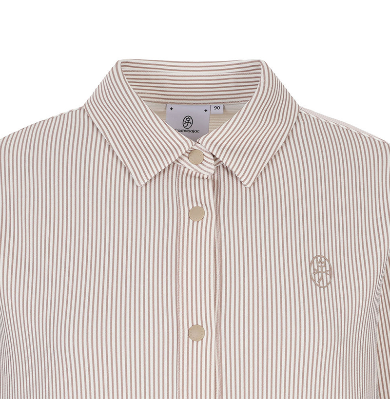 Castelbajac Women's Striped Artwork Shirt - 2 Colors