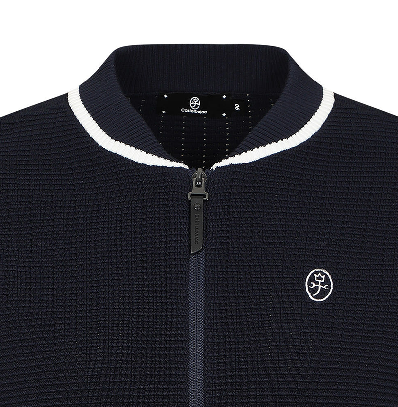 Castelbajac Women's Color Block Artwork Zip-up Knit Cardigan - 2 Colors