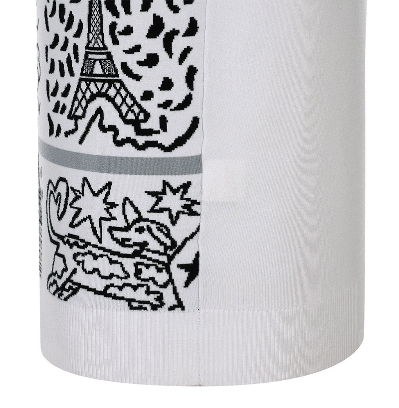 Castelbajac Men's Pattern Point Knit - 2 Colors