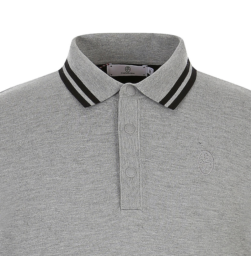 Castelbajac Men's Reverse Color Block Collar Knit - 2 Colors
