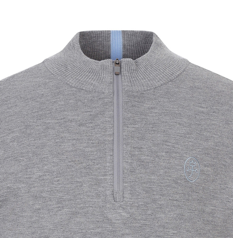 Castelbajac Men's Line Color Block Half-Zip Knit - 2 Color