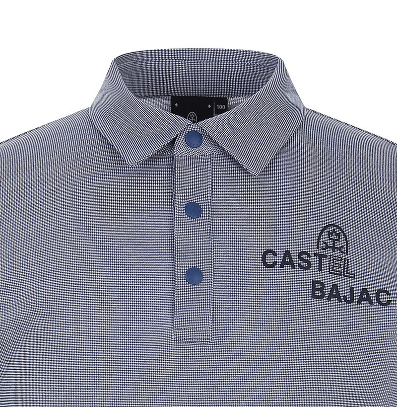 Castelbajac Men's Two-Tone Knit Collared T-Shirt - 2 Colors