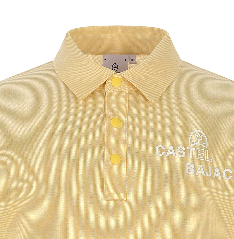 Castelbajac Men's Two-Tone Knit Collared T-Shirt - 2 Colors