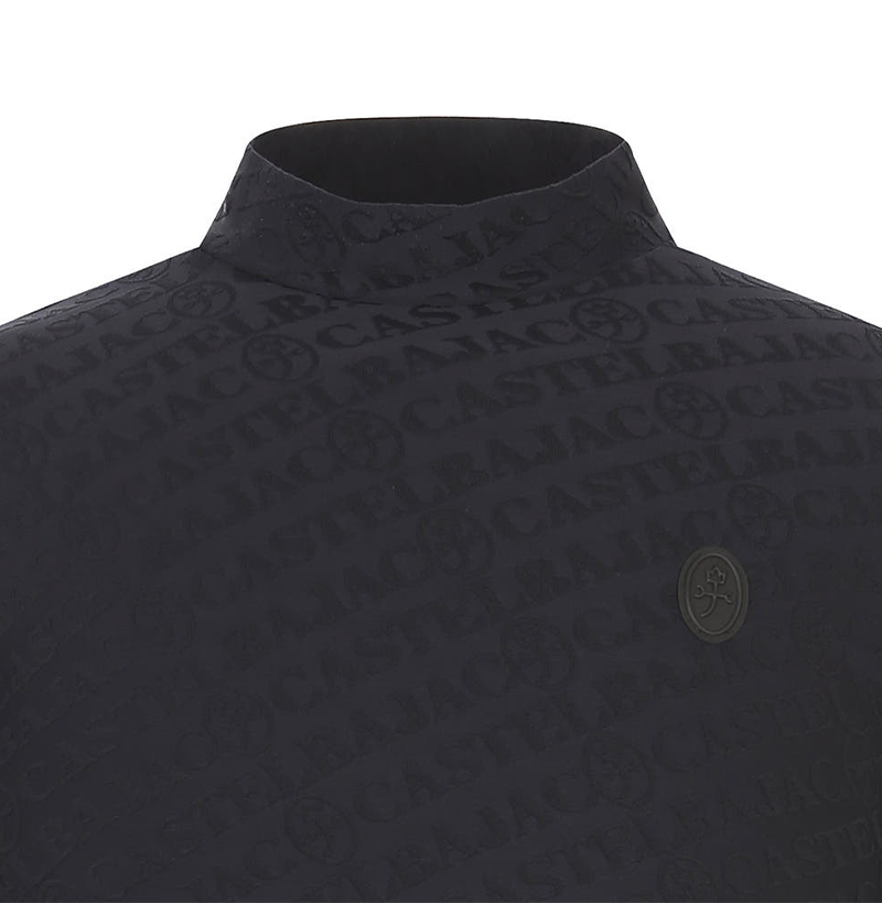 Castelbajac Men's Jacquard High-Neck T-Shirt - 2 Colors