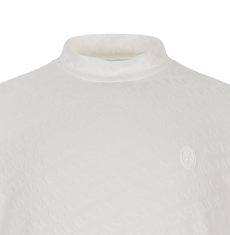Castelbajac Men's Jacquard High-Neck T-Shirt - 2 Colors