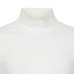 Castelbajac Women's Jacquard Shirred Mock Neck T-Shirt - White
