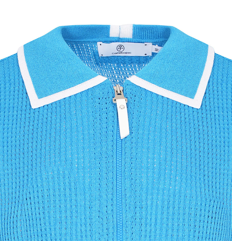 Castelbajac Women's Open Vest with Curly Knit - 2 Colors