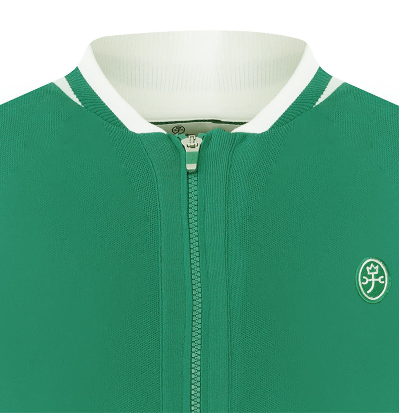 Castelbajac Men's Knit Zip-Up Jumper - Green