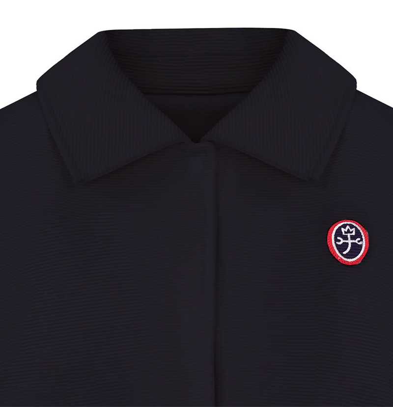 Castelbajac Women's 3-Color Point Collar Jumper - Black