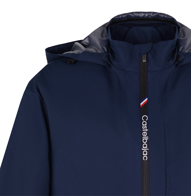 Castelbajac Men's Hooded Windbreaker - Navy