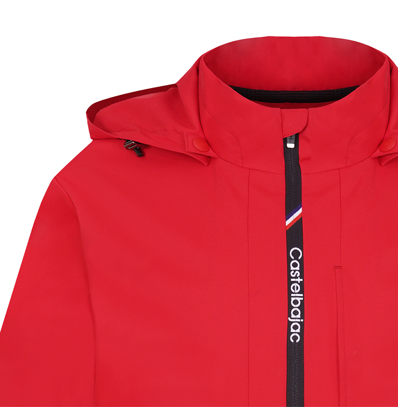 Castelbajac Men's Hooded Windbreaker - Red
