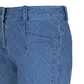 Castelbajac Women's Diamond Bootcut Denim Pants - Blue