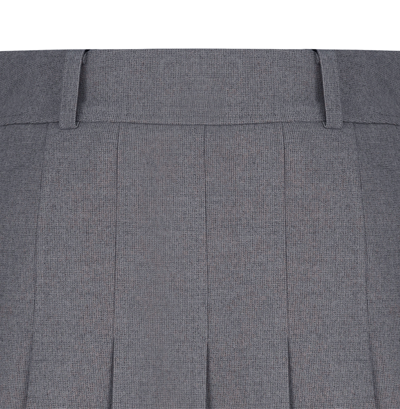 Castelbajac Women's Two-Tone Pleated Culottes - Grey