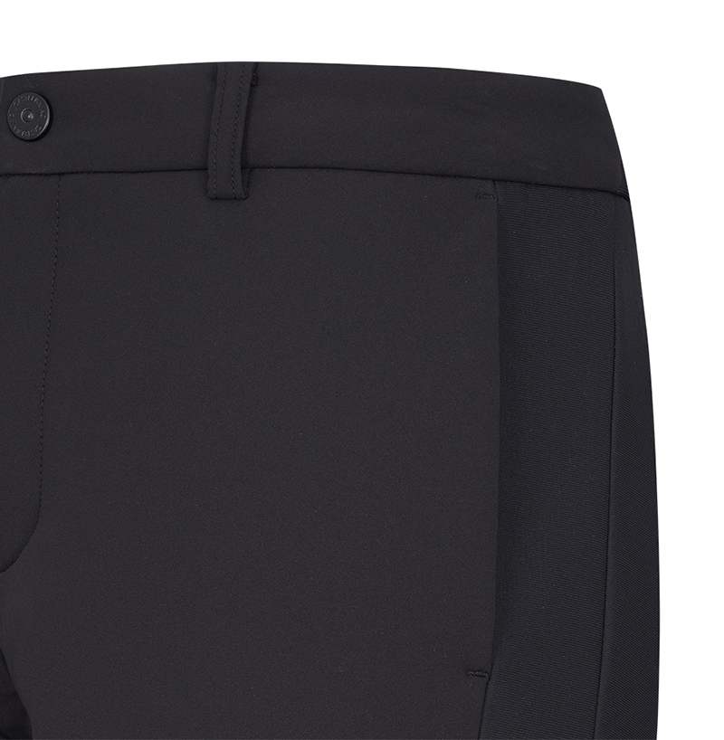 Castelbajac Men's Stretch Padded Mink Pants - Black
