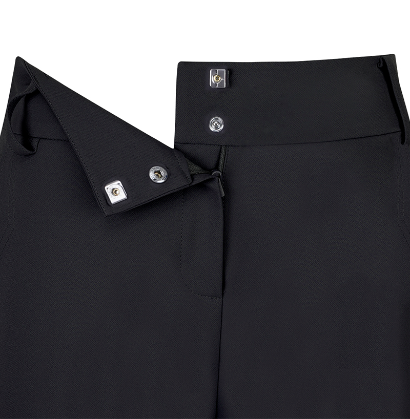 Castelbajac Women's Pocket Stitch Bootcut Pants - Black
