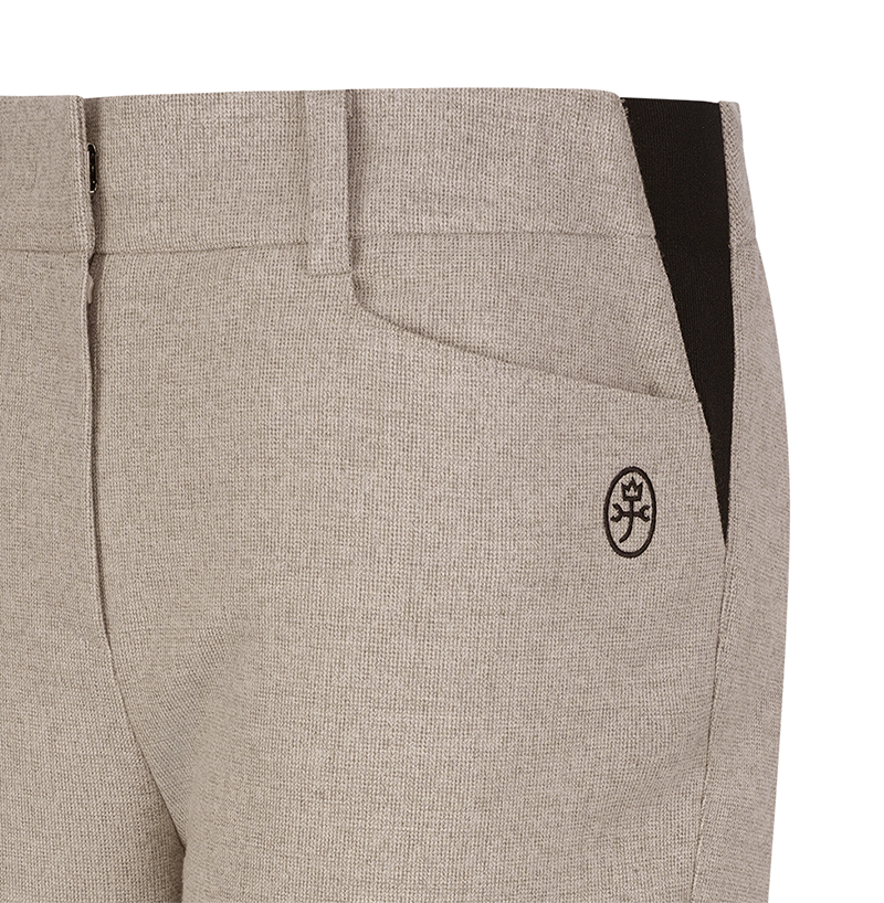 Castelbajac Women's Two-Tone Casual Slim-Fit Pants - Beige