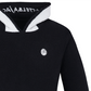 Castelbajac Women's Boucle Two-Color Hooded Sweater - Black