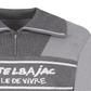 Castelbajac Men's Two-Tone Half-Zip Sweatshirt - M/Grey
