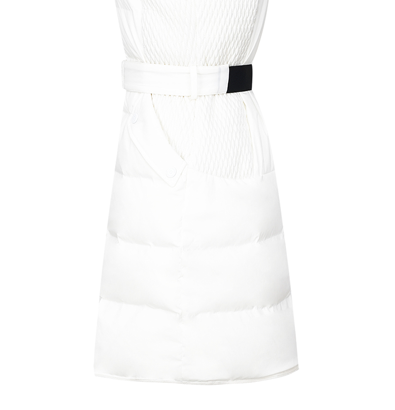 Castelbajac Women's Long Down Vest - White
