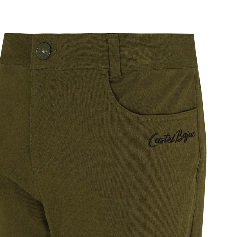 Castelbajac Men's Cotton Touch Pants - Khaki