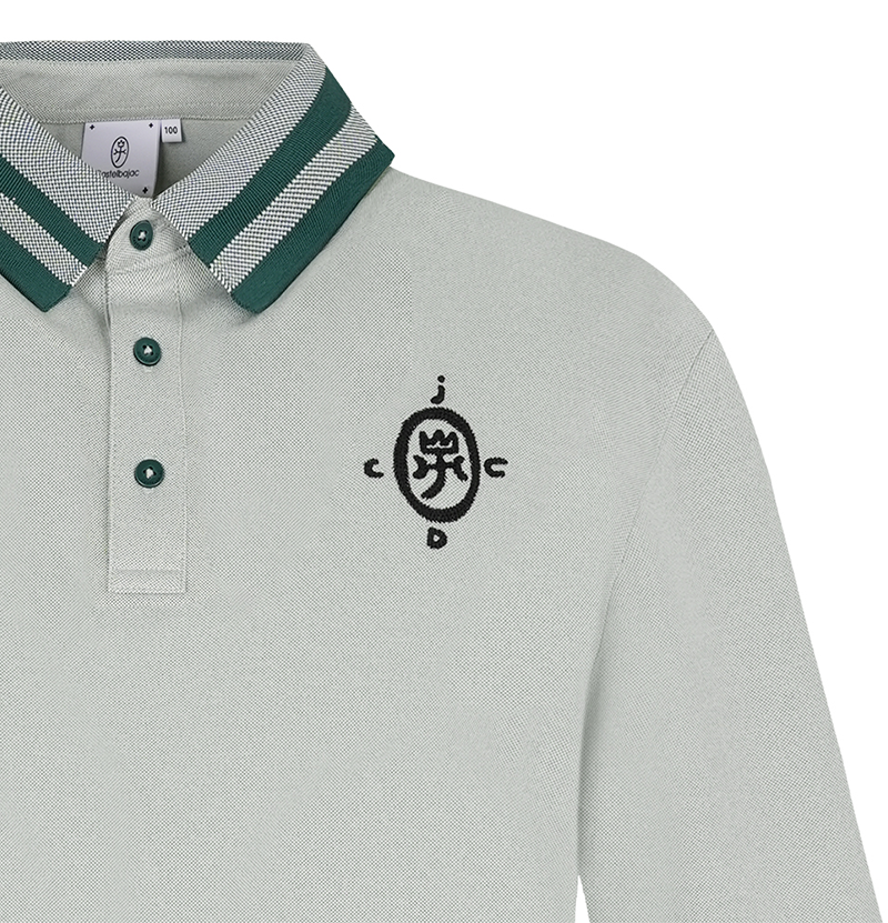 Castelbajac Men's Eri Point Long-Sleeve T-Shirt - Green