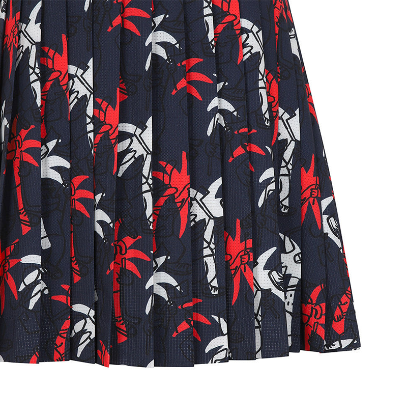 Castelbajac Women's Victory Pattern Pleated Culottes - 2 Colors