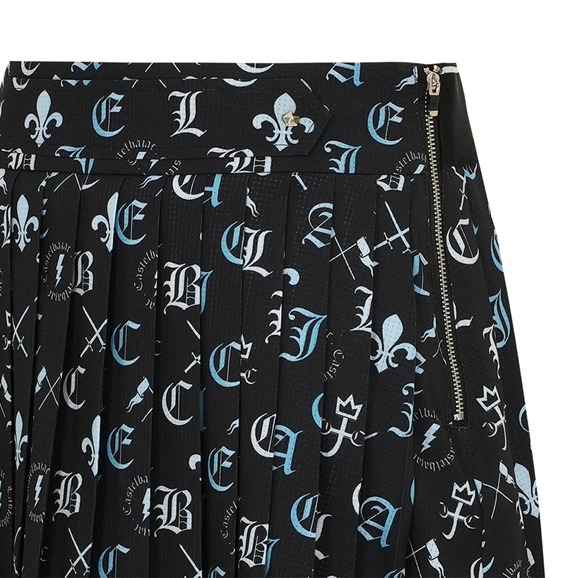 Castelbajac Women's Capsule Line Print Skirt - Black