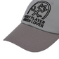 Castelbajac Men's Sprite Slogan Embroidery Point Ball Cap - Grey
