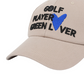 Castelbajac Men's Slogan Embroidery Point Ball Cap - Beige