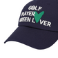 Castelbajac Men's Slogan Embroidery Point Ball Cap - Navy
