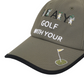 Castelbajac Men's Color Block Point Character Embroidery Ball Cap - Khaki