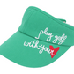 Castelbajac Women's Slogan Ribbon Sun Cap - Green