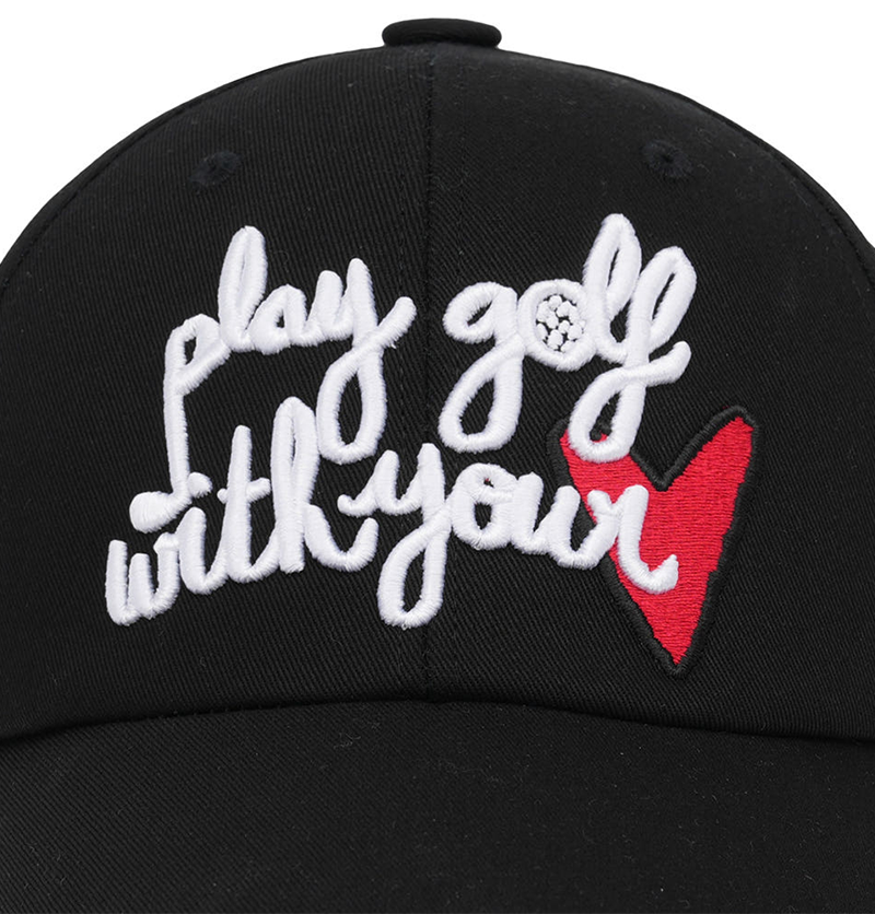 Castelbajac Women's Embroidered Point Ball Cap - Black
