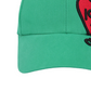 Castelbajac Women's Artwork Embroidery Point Ball Cap - Green