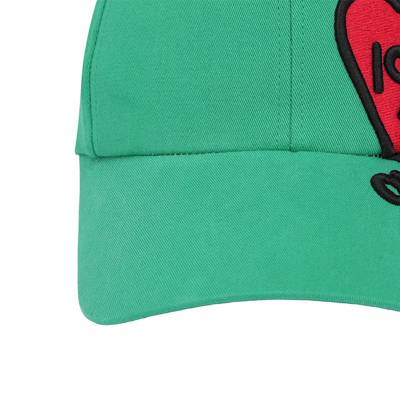 Castelbajac Women's Artwork Embroidery Point Ball Cap - Green