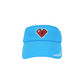 Castelbajac Women's Heart Pixel Summer Sun Cap - Blue