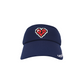 Castelbajac Women's Heart Pixel Summer Sun Cap - Navy
